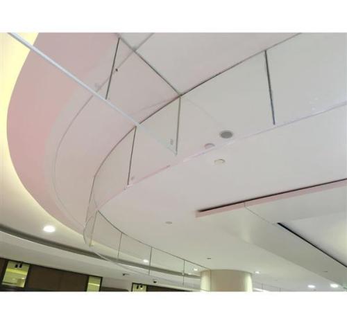 弧形玻璃挡烟垂壁加工工艺